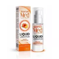 Лубрикант з ефектом вібрації Amoreane Med Liquid Vibrator Peach (30 мл)