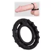 Подвійне ерекційне кільце Steely Cockring black