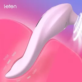 Вакуумный вибратор 3-в-1 Leten Sucking Vibrator  - 4