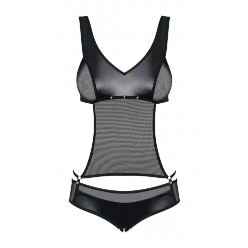 Боді Obsessive 823-TED-1 Чорний S/M