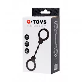 Силіконові наручники A-Toys By Toyfa, чорні - 1