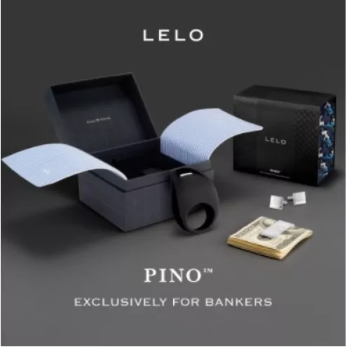 Подарочный набор для мужчин с эрекционным виброкольцом LELO Pino Federal Black