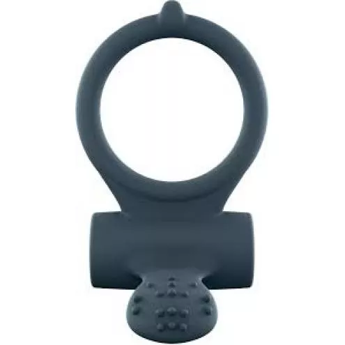 Ерекційне кільце з вібрацією Marc Dorcel Power Clit Black V2