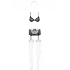 Костюм Obsessive Maidme set (Чорно-білий, L/XL)