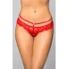 Жіночі стрінги - Tongs 2475 - red, M/L
