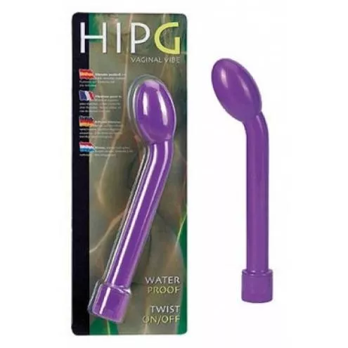 Вибратор пластиковый для точки G Hip-G Purple G-Spot