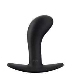 Анальная пробка Fun Factory BOOTIE S, черная, диаметр 2,8 см, тонкий ограничитель - 1