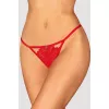 Стринги Obsessive Ingridia otwarte (Красный, XL/XXL)