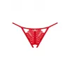 Стринги Obsessive Ingridia otwarte (Красный, XL/XXL)