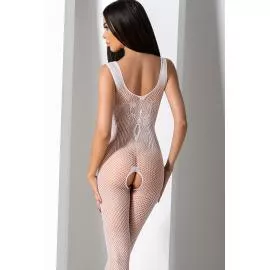Комбинезон-сетка Passion BS098 (Белый, S/M/L) - 4
