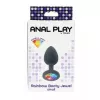 Toy Joy Rainbow Booty Jewel Small - Анальна пробка з райдужним кристалом в основі S
