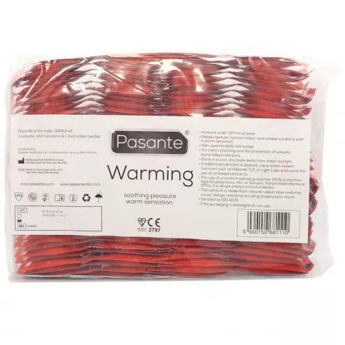 Презервативи Pasante Warming Condoms Bulk Packs 144 pcs