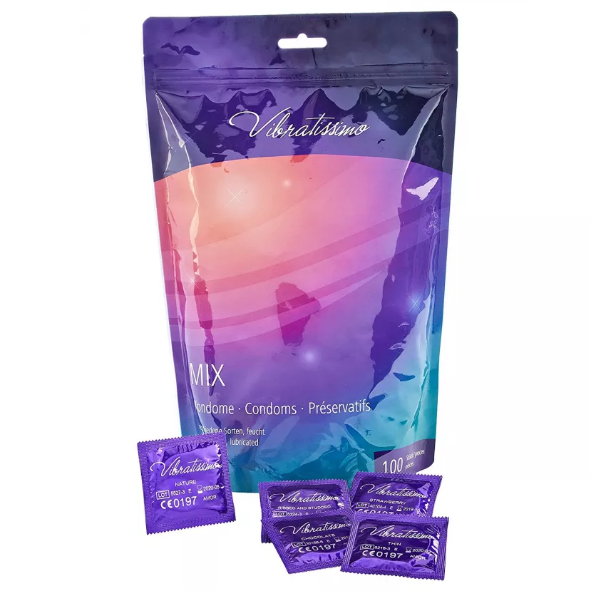 Презервативы Amor Vibratissimo Mix, 100 шт