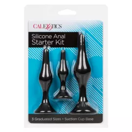 California Exotic Novelties Silicone Anal Starter Kit - Набор анальных пробок - 3