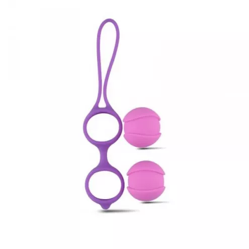 Вагинальные шарики Palline Vaginali Bi-Balls Double Purple
