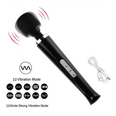 Вибромассажер Massager Wand USB Black 10 Function