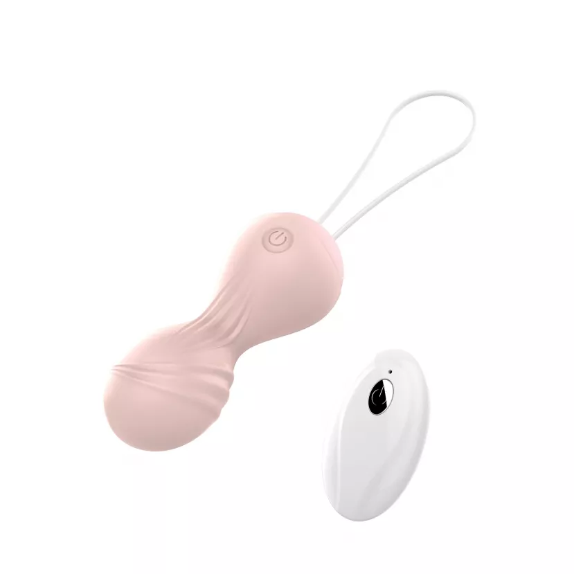 Вагинальные шарики Vibrating Silicone Kegel Balls USB 10 Function / Remote control -Flesh