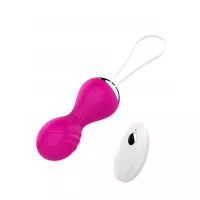 Вагинальные шарики Vibrating Silicone Kegel Balls USB 10 Function / Remote control -Pink