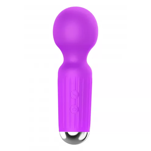 Вибростимулятор Rechargeable Mini Masager USB 20 Functions - Purple
