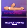 Вібратор Basia Thtusting Vibrator 2 in 1 Tongue Vibrators USB