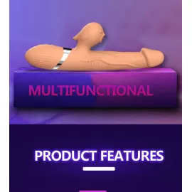 Вібратор Basia Thtusting Vibrator 2 in 1 Tongue Vibrators USB - 5