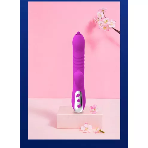 Вібратор Fairy USB 3 functions of thrusting / 20 vibrations -Purple