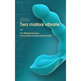 Вібростимулятор простати Boss Series Angelo Male Prostate Triple Stimulation, бірюзовий - 8