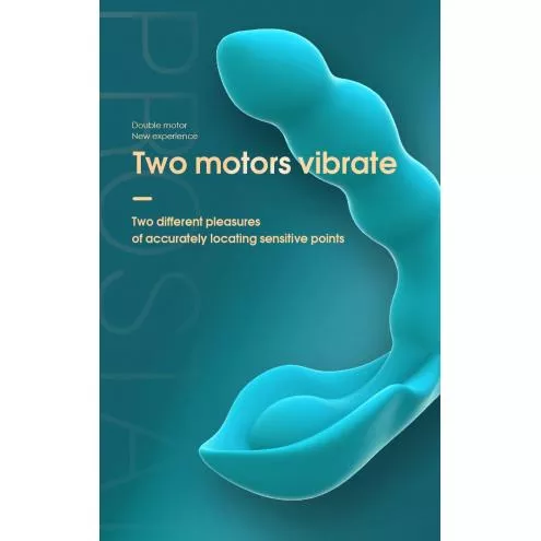 Вібростимулятор простати Boss Series Angelo Male Prostate Triple Stimulation, бірюзовий