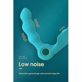 Вібростимулятор простати Boss Series Angelo Male Prostate Triple Stimulation, бірюзовий - 6