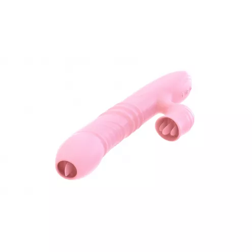 Вибратор для двойной стимуляции Fanny Pink