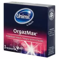 Презервативи UNIMIL SKYN Orgazmax – вибух оргазмічних відчуттів, 3 шт