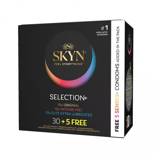Презервативи Unimil Skyn Feel Everything Selection+ 35 шт