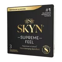Презервативи SKYN Supreme Feel, ультратонкі, безлатексні, 3 шт