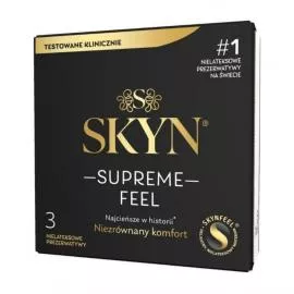 Презервативи SKYN Supreme Feel, ультратонкі, безлатексні, 3 шт