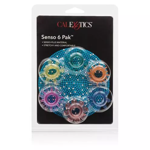 Ерекційне кільце SENSO RINGS 6 PAK ASSORTI