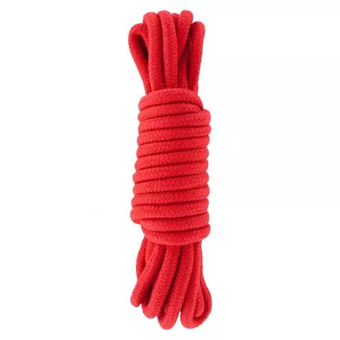 Бондажи/наручники BONDAGE ROPE 5 METER RED