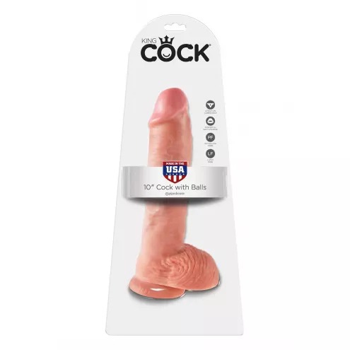 Фалоімітатор Cock 10 Inch With Balls