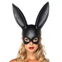 Маска зайчик -MASQUERADE RABBIT MASK BLACK