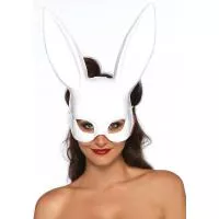 Еротична маска біла MASQUERADE RABBIT MASK WHITE