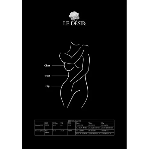 Еротичний боді Suspender Bodystocking - Plus Size