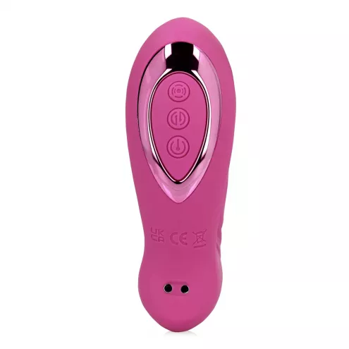 Вибратор для точки G Loveline Thrusting and Tapping Vibrator - Powerful Pink