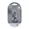 Анальная пробка Smooth Silicone Anal Plug - Medium - 3.1 / 7,9 cm - Gunmetal