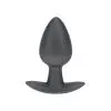 Анальная пробка Smooth Silicone Anal Plug - Medium - 3.1 / 7,9 cm - Gunmetal