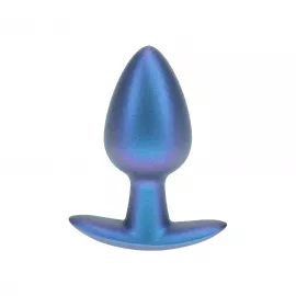 Анальна пробка Smooth Silicone Anal Plug - Medium - 3.1/7,9 cm - Metallic Blue - 2