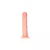 Фалоімітатор Curved Realistic Dildo with Suction Cup - 8/20,5 cm