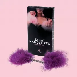 Наручники Secret Marabou Фіолетові - 3