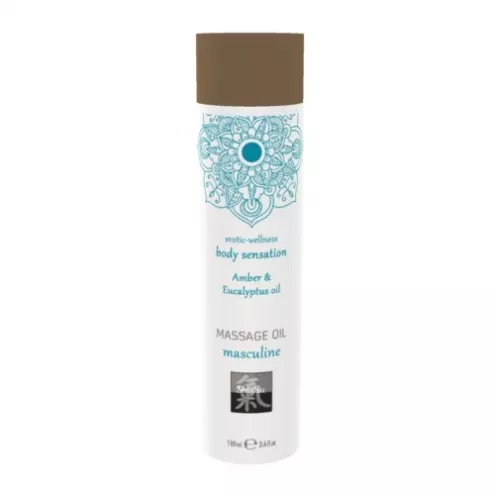 Масажное масло Shiatsu Massage Oil Amber & Eucalyptus oil 100ml