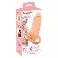 Насадка мастурбатор Extension 2in1 + Masturbator NS Extend M