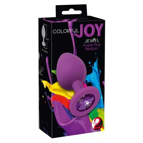 Анальная пробка - Colorful Joy Jewel P