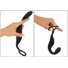 Масажер простати з кільцем на мошонку BLACK VELVETS COCK RING W BUTT